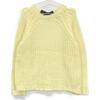 Red Valentino XR3KC12G Yellow Mohair Cable Knit Tops S yellowUsed