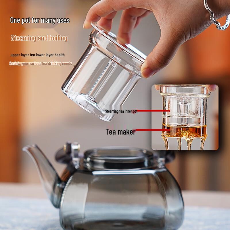 Quandu Integrated Glass Teapot