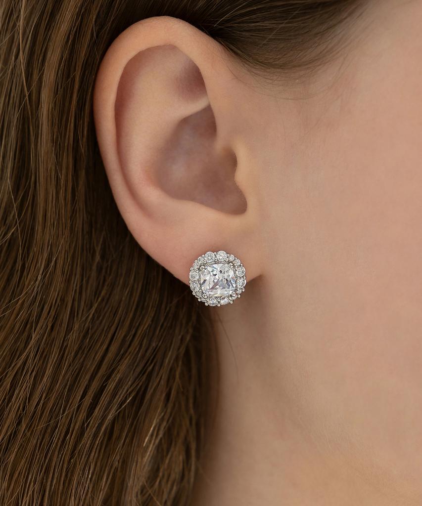 Tatiana Cushion Halo Cubic Earrings Ec3306
