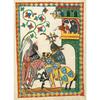 Medieval Antique European Art Posters Lovers On Horse Prints Canvas Printing Retro Wall Picture for Living Room Home Decoration