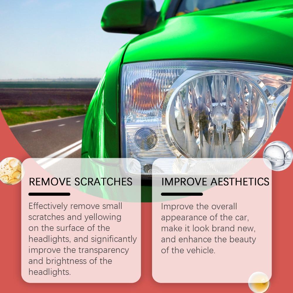 Auto Scheinwerfer Restaurierung Polierpaste Oxidation entfernen Kratzer Reparatur Schmutz Reiniger Scheinwerfer Aufbereitung Creme 100g Autopflege