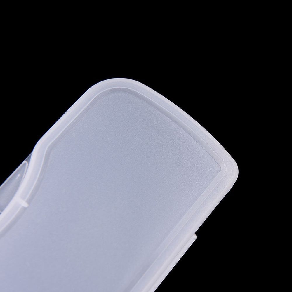 PVC Plastic Portable White Polarized Sunglasses Clip Hard Box Eyewear Accessories Glasses Case