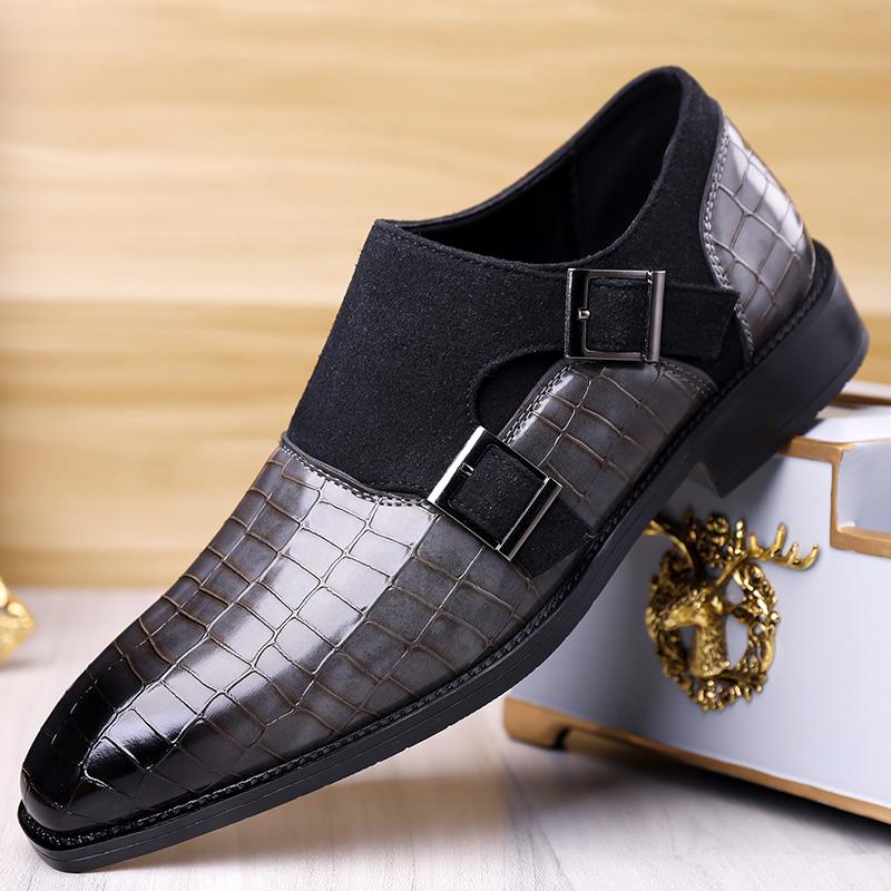 Hot-selling Men's Leather Oxford Shoes Breathable Slip-on Flats Fashion Man Casual Shoes Formal Business Shoes Holiday Loafers