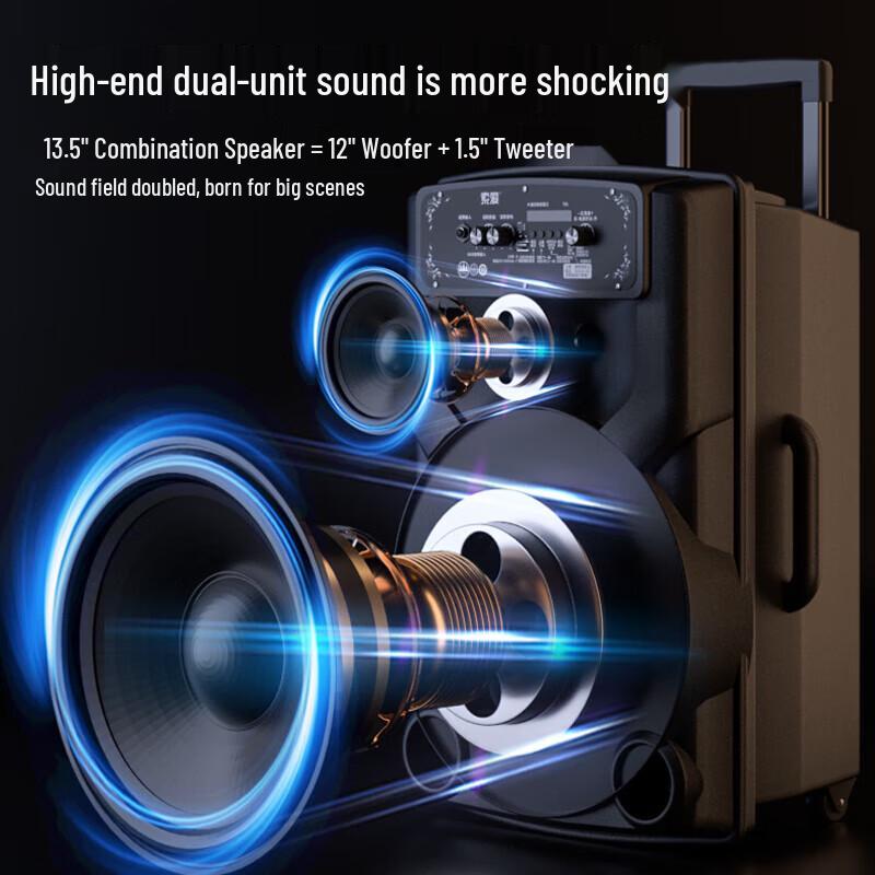 Soli T82 High-Power Portable Karaoke Speaker