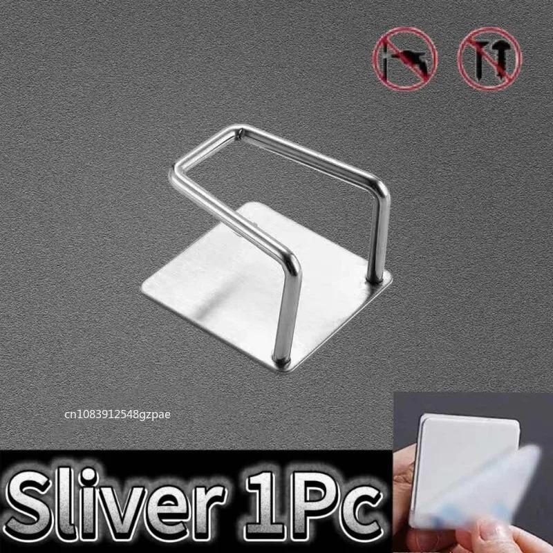 1/2/3/5/6pcs Sponge holder Sink Sponges Drain Drying Rack Self Adhesive Wall Hooks Wire Ball Kitchen Organizer bathroom Storage