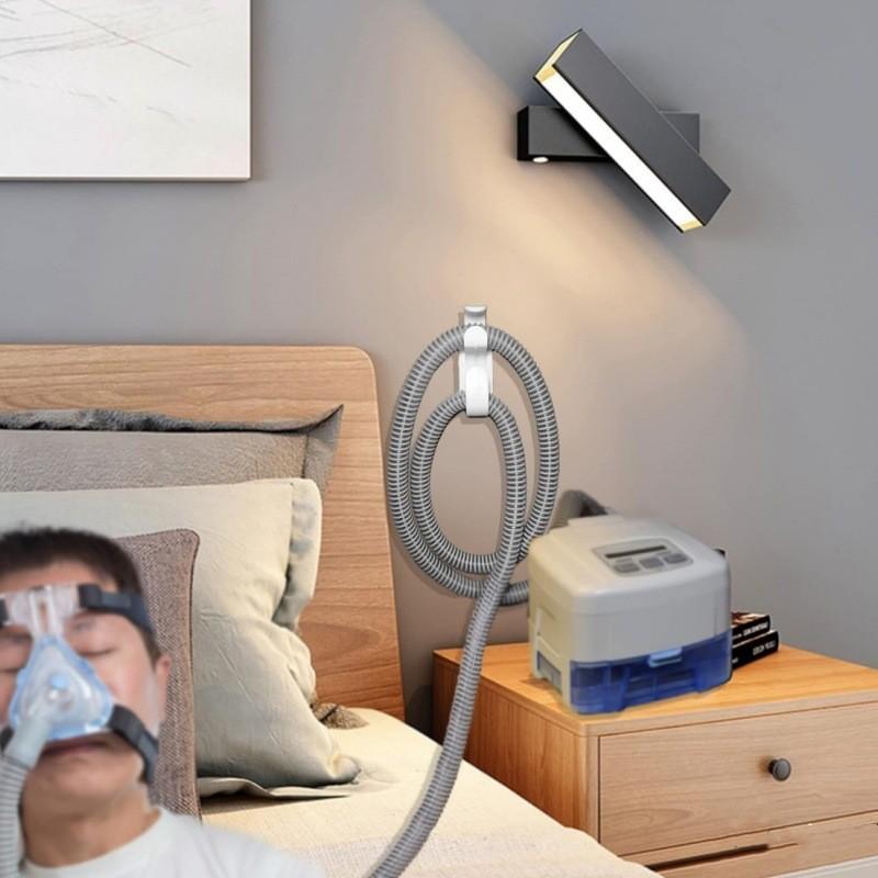Abs Cpap Tube Holder With Double Hooks For Bedroom Sleep Apnea Equipment Storage
