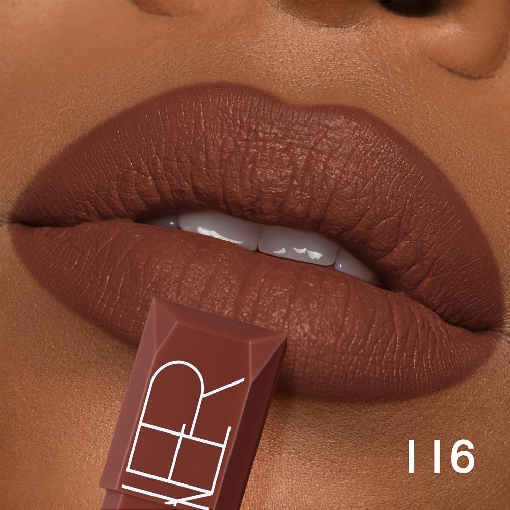 

Pudaier Роскошная Стойкая Матовая Бархатная Губная Помада Нюдового Оттенка, Водостойкая, Не Размазывается, Не Липкая, на основе растительного сквалана, Коричневый Сексуальный Блеск для Губ