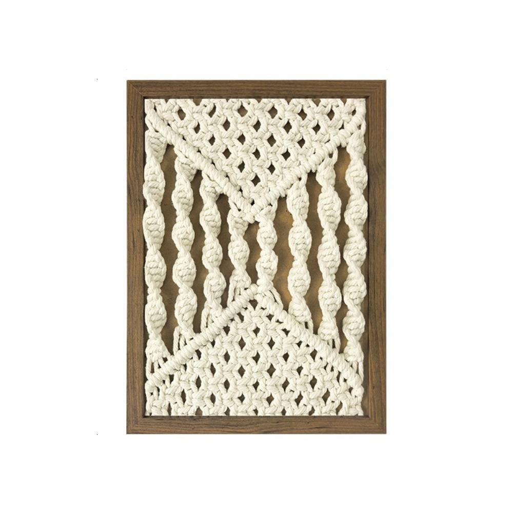 Hand Woven Woven Decor Painting Dual-use Handmade Tapestry Woven Tapestry Picture Frame Bedroom