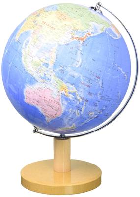 Showa Carton Globe 21-GM Type Carte Administrative Diamètre Sphère 21cm Base en Bois