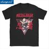 Herren Damen MGS1 Solid Snake Spiel T-Shirt Metal Gear Baumwolle Oberteile Lustige Kurzarm Rundhals T-Shirts Klassische T-Shirts