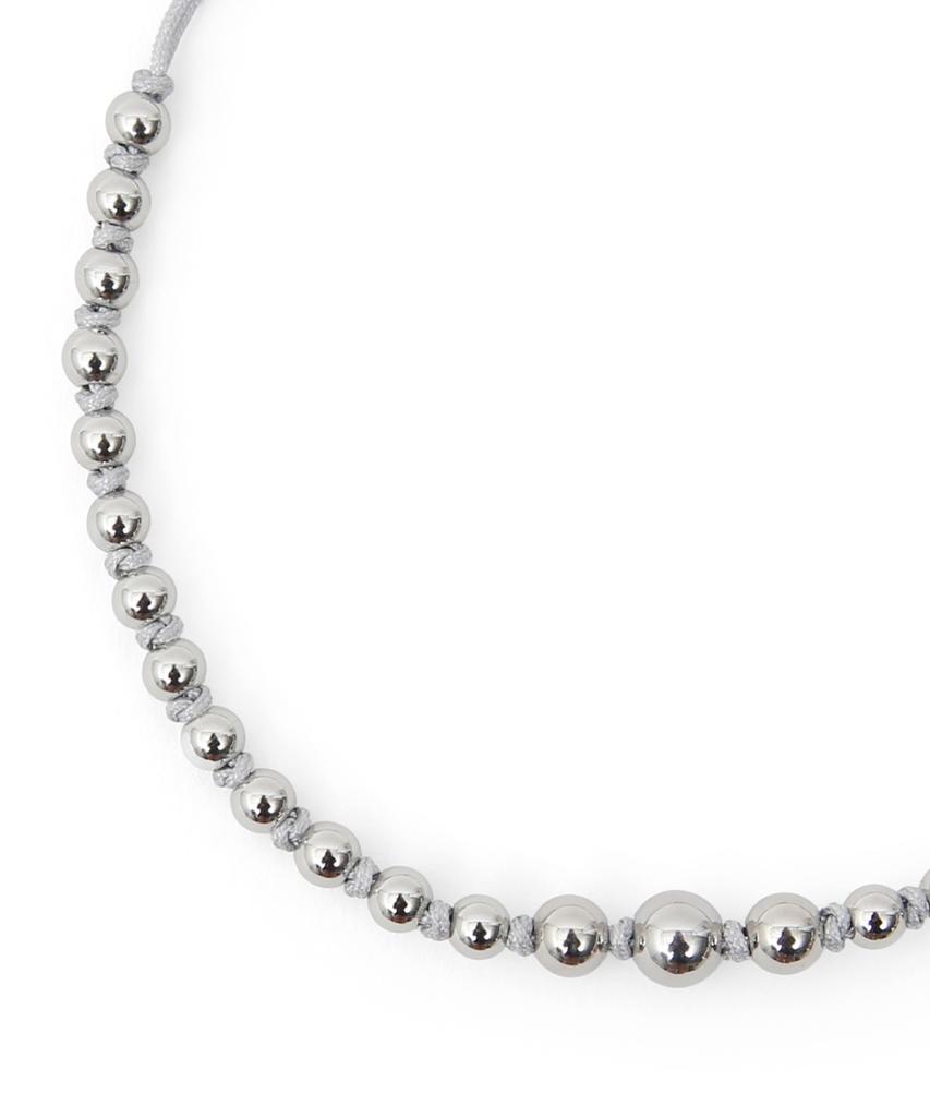 Undercontrol Studio Stainless Steel Bead Adjustable Women'S Bracelet Stainless Bead Bracelet / Silver