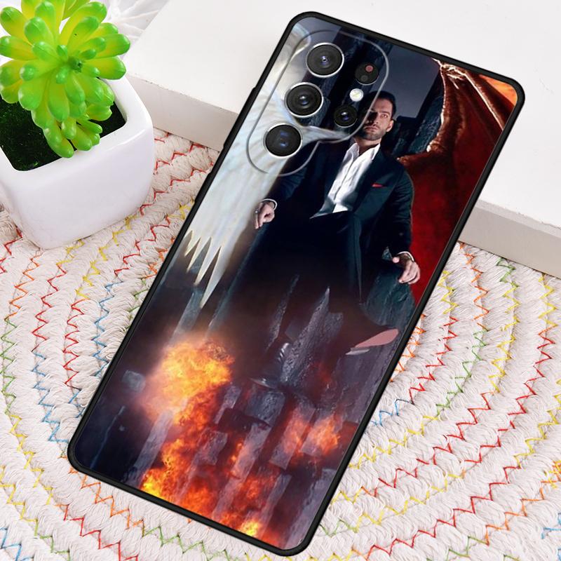 TV Series Lucifer TPU Phone Case For Samsung Galaxy Note 10 Pro S26 S25 S24 S23 S22 Ultra Plus S21 FE S20 Shockproof Cover