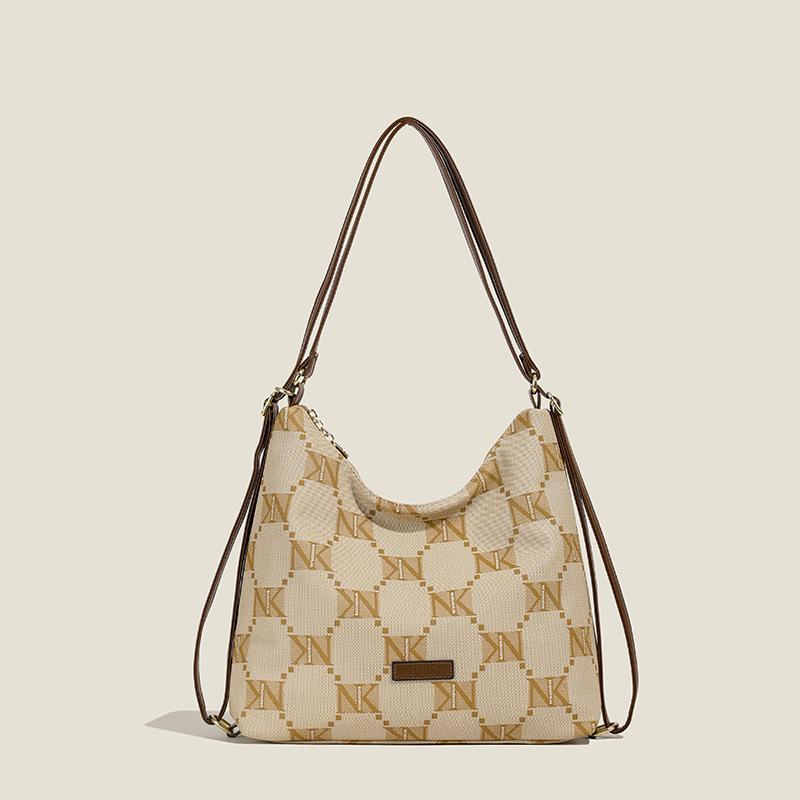 Women's bag Premium multi-functional tote bag Large capacity fashion printed shoulder messenger bag Commuter backpack