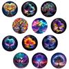 Iridescent Tree of Life Glass Magnetic Refrigerator Sticker
