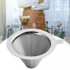 Coffee Filter Dripper Filter Tea Strainer Stainless Steel Pour Over Cone 2018
