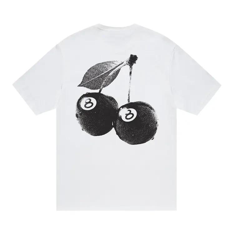 Футболка Stussy с вишнями Белая XL