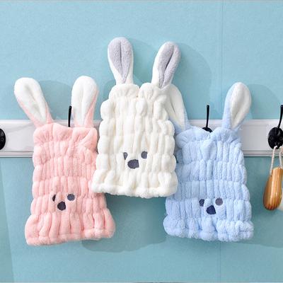 Coral Fleece Dry Hair Towel Soft Absorbent Quick Dry Hair Towel for Adult Children Cartoon Dry Hair Hat Bathroom Accessories