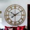 Clock Hand-Crafted Brass Extra Large Wall Clock/One Year Warranty / 9037-42, Analog, 5 Centimeters, 12 Inch