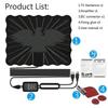 4K High Gain HD TV DTV Box Digital TV Antenna EU Plug Booster Active Indoor Aerial HD Flat Design With Signal Amplifier