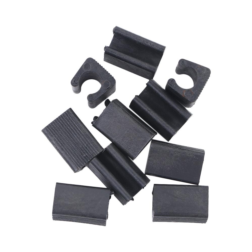 Durable 10pcs Furniture Feet Anti-Front Tubing Caps Floor Protector Chair Leg Pad Damper Tube Rear Pad Stool Pipe Clamp