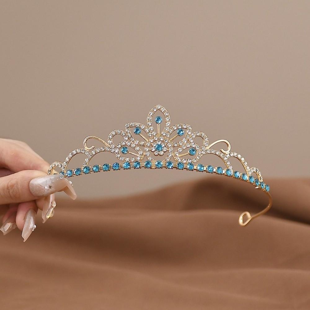 Vintage Queen Princess Crown Rhinestone Crystal Bridal Tiaras New Bridal Headband  Birthday Gift