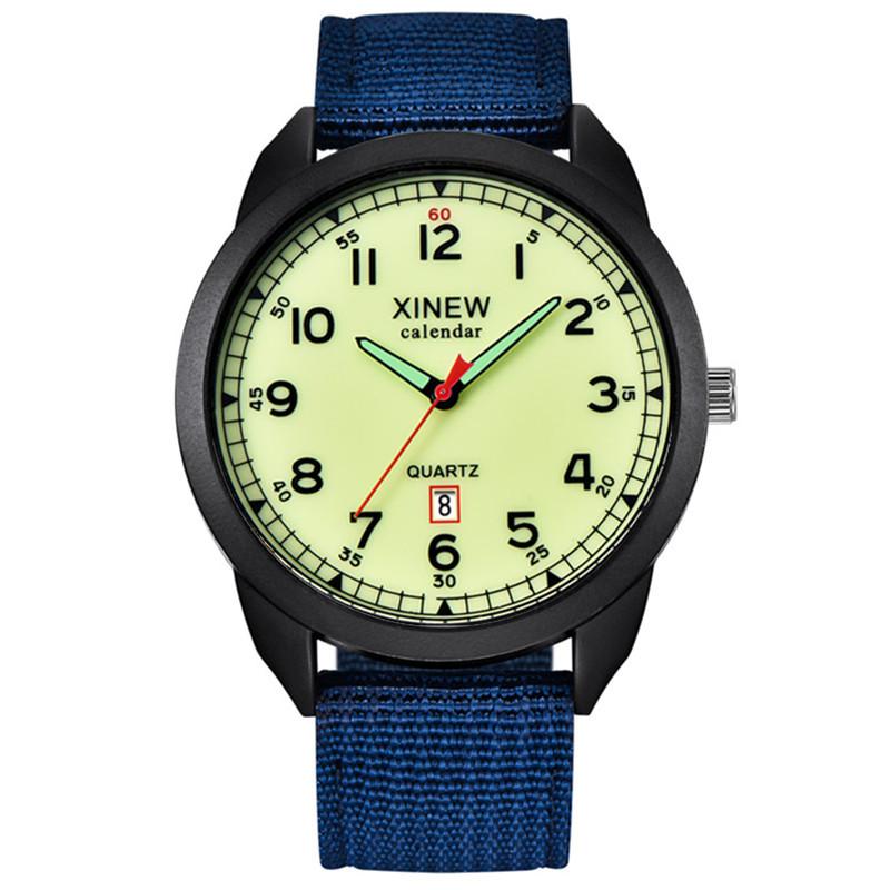 Watch Male Foreign Trade Military Watch Student Nylon Calendar Quartz Watch