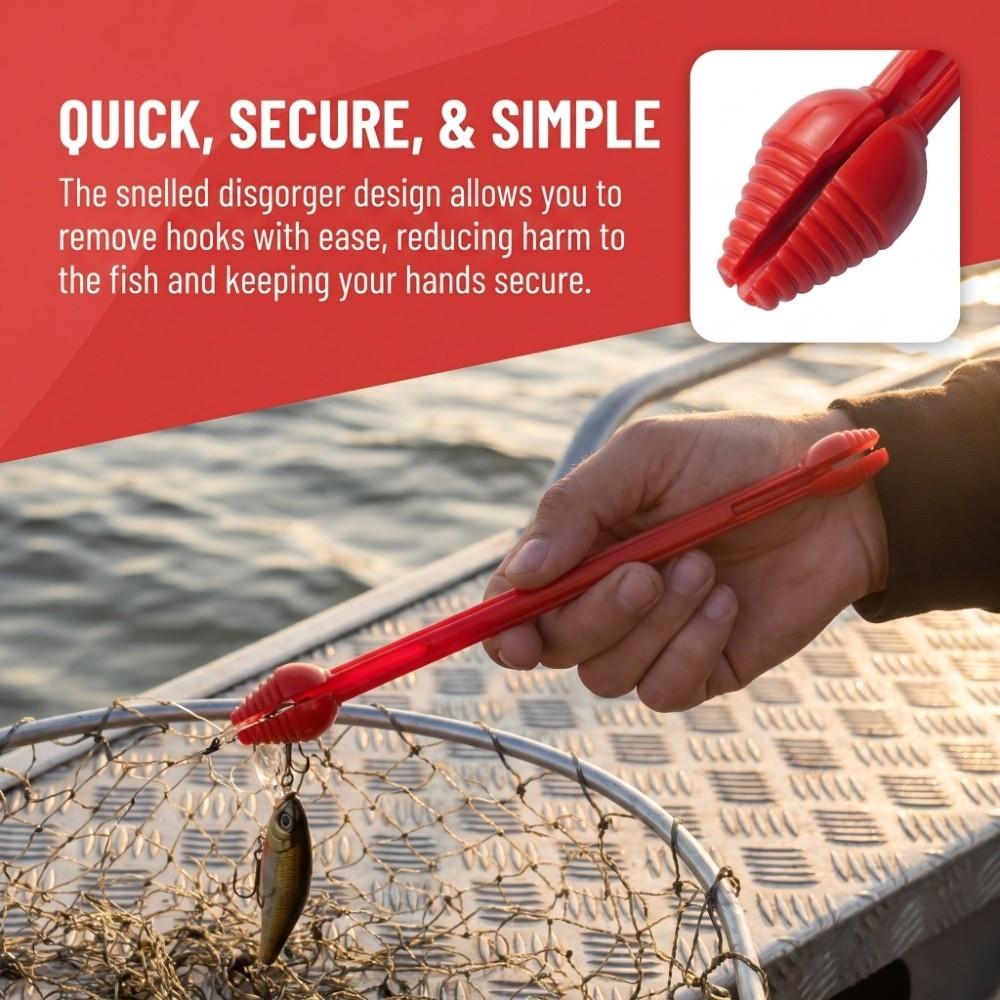 6PCS Red Yellow Green Fishing Dehooker Plastic Fishing Unhook Extractor  Fishing Accessories