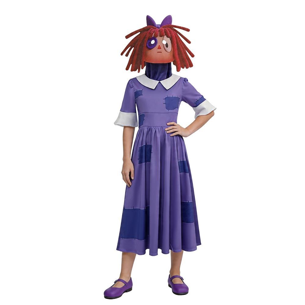 Pomni Cosplay Tērps Klauna Vienreizējs Tērps