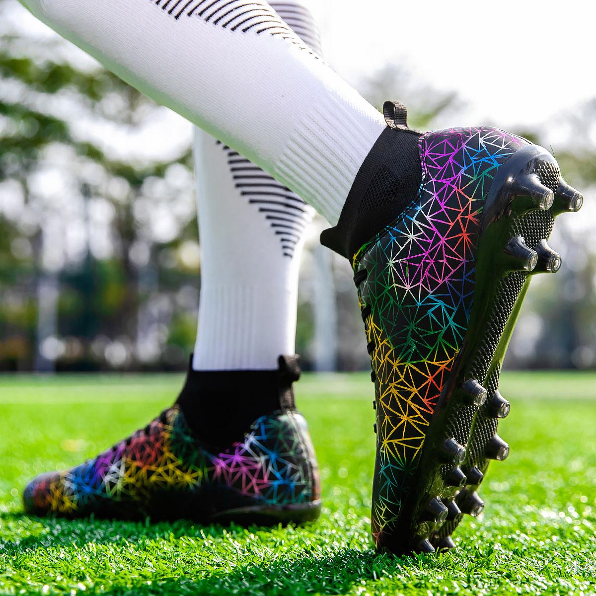 Мужские футбольные бутсы подростковые дышащие футбольные бутсы профессиональная игровая — фото 16