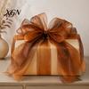 Durable Organza for Fashion Accessories 1 Yard Two Tone Sheer Fabric, 60 Inch Wide Iridescent Silky Decorative Fabric Christmas Tree Ornaments Glitter