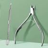Cuticle Trimmer with Cuticle Pusher - Cuticle Remover Cuticle Nipper Professional Stainless Steel Cuticle Cutter Clipper Durable
