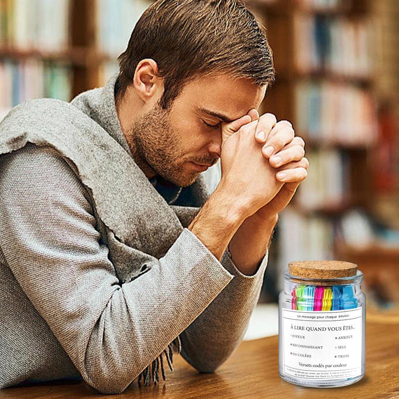 Quran Verse Jar Spiritual Comfort Verses Prayer Bottle Creative Every Emotional Scripture Jars For Christmas Easter Baptism