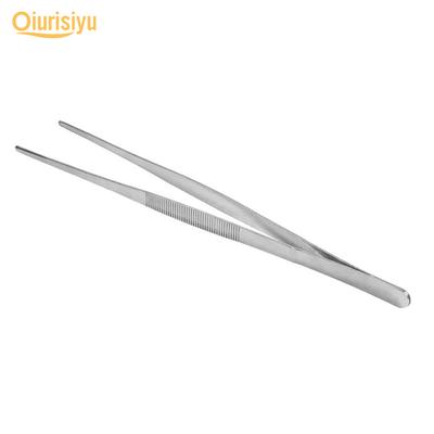 16/20/25/30cm Toothed Tweezers Stainless Steel Long Food Tongs