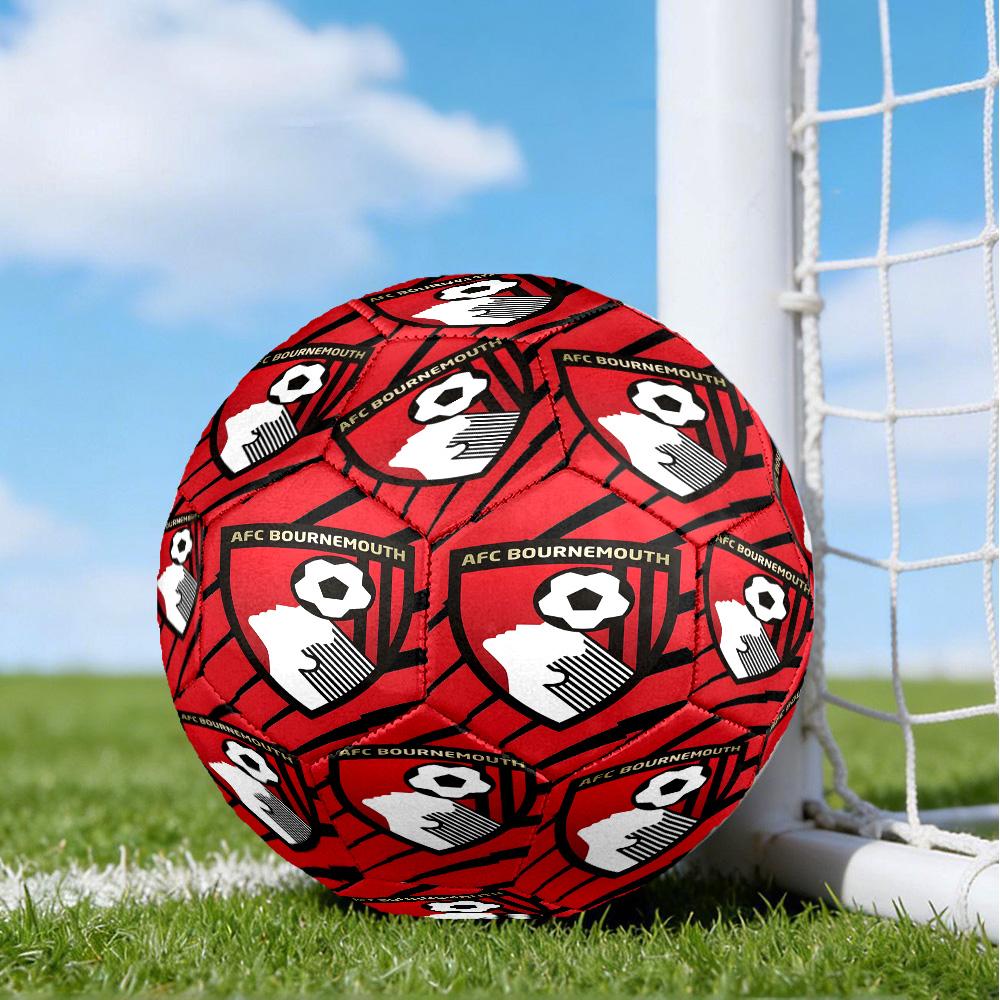 Afc Crest Printed Size 5 Soccer Balls, High-Quality, Anti-Slip, Protective Football, A Unique Gift Suitable for Him/Her, Birthdays, Christmas Gifts