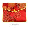 2Pcs Elegant Embroidered Jewelry Pouch Beautiful Bright-colored Fabric Jewelry Organizer for Women