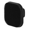 Yamazaki Jitsugyo Magnetic Silicone Facial Brush Black W6.6 X D6.6 X H3.8cm Tower Facial Cleansing Brush Magnetic Wall Storage 10615