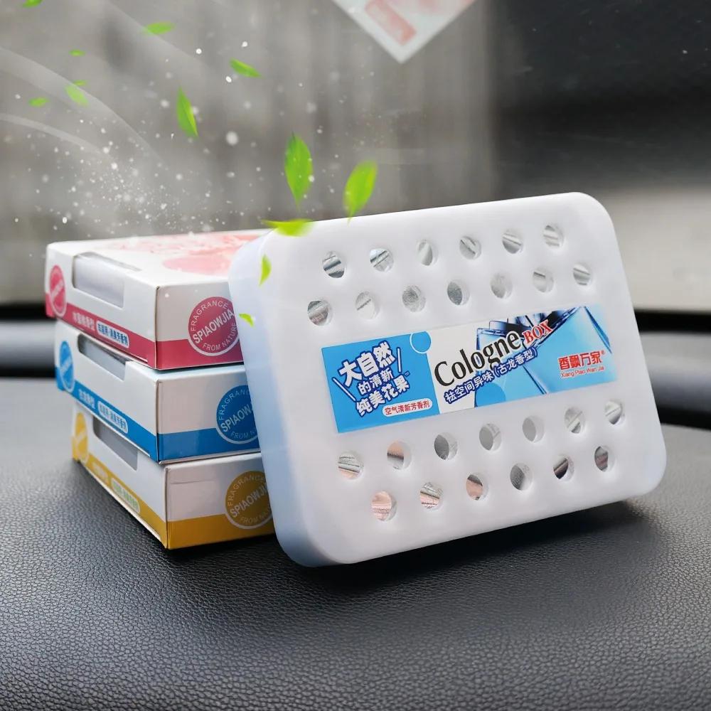 Fester Auto-Aromatherapie-Balsam Natürlicher Fruchtduft Diffusor Langanhaltender Duft Sterilisation Deodorant Lufterfrischer Ornamente