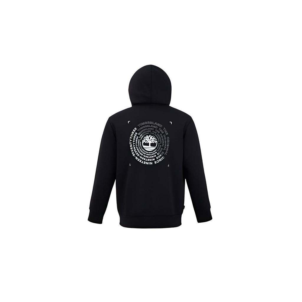 Timberland Hooded Printed Knit Sweatshirt Men sweatshirts Black A289S001