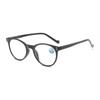European and American frame new fashionable reading glasses large round frame anti-blue reading glasses