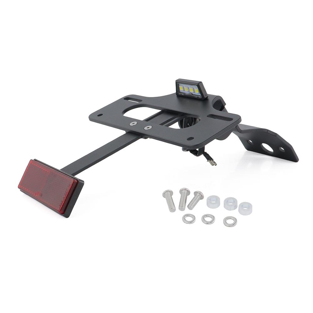 Motorcycle License Plate Holder Rear Tail Tidy Fender Eliminator Registration For Honda CRF300L CRF300Rally CRF300RX CRF300RL