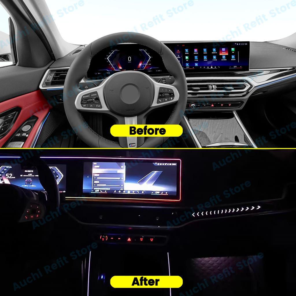 11 Color Screen Light For BMW G20 G26 I3 I4 I5 G60 G05 X5 G06 X6 G07 X7 M3 M4 Series Car LED Monitor Display Ambient Light Parts