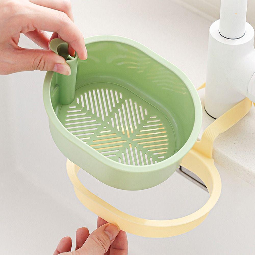 2Pcs Detachable Sink Hanging Strainer Basket 2 In 1 Faucet Hanging Filter Bag  Kitchen Accessories