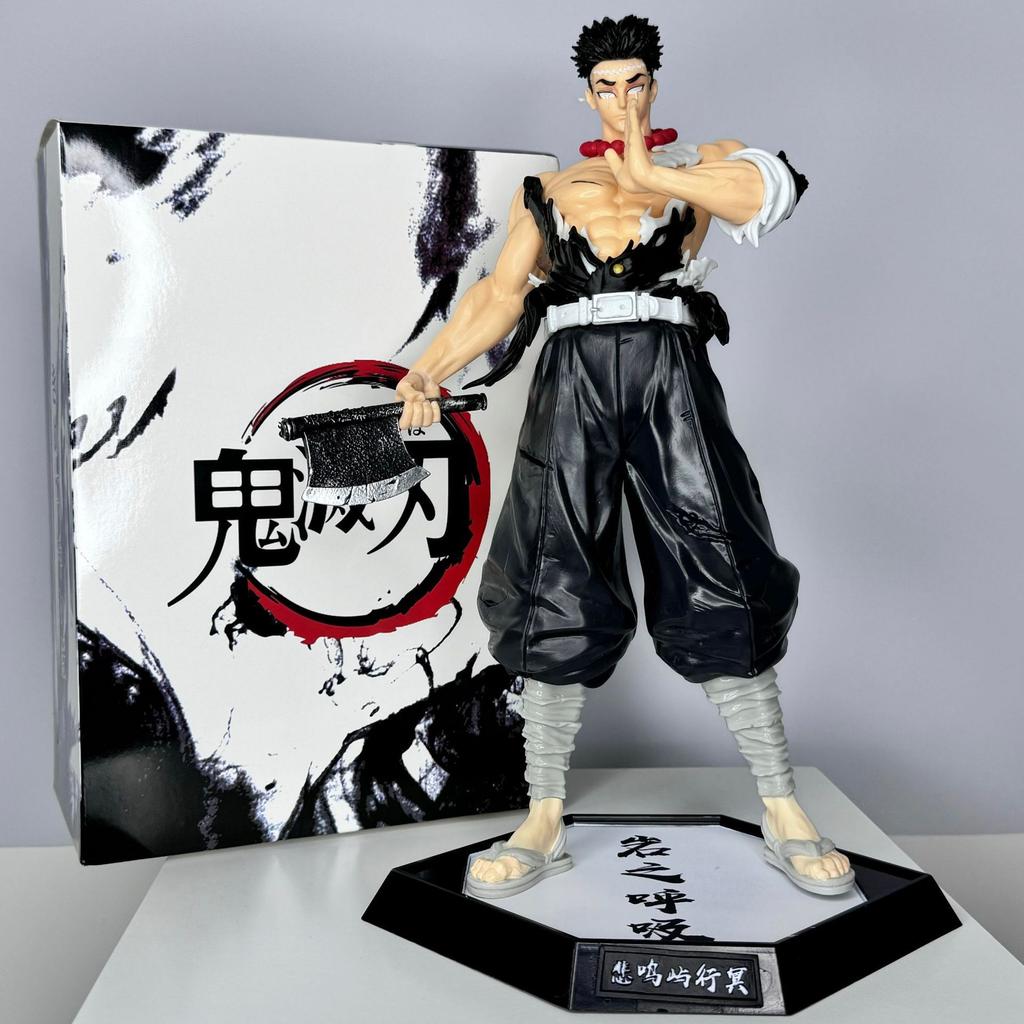 Anime Demon Slayer Figure Kamado Tanjirou Nezuko Action Figure PVC Model Toys Zenitsu Figurine Inosuke Kimetsu Yaiba Figura Gift