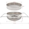 Stainless Steel Honey Filter Double Layer Filter Screen Settling Tank Colanders Strainers for Kitchen Beekeeping Apiculture Tool
