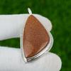 Sterling Silver Sun Sitara Stone Anniversary Engagement Bezel Wedding Pendant