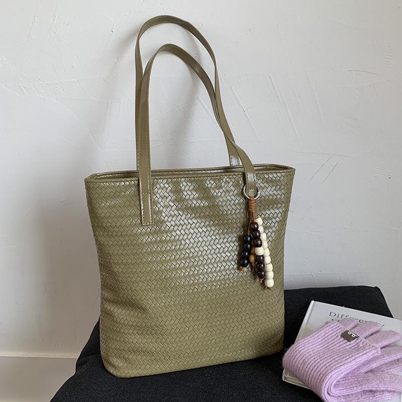 Summer new tote bag women's bag large-capacity college student commuting bag casual shoulder shopping bag