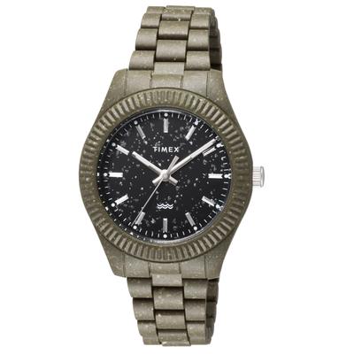 Watch Legacy Ocean Black Dial Quartz 3 ATM Water Resistant TW2V77100 Olive [TIMEX] Men's [Item]