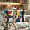 1/4pcs Mid Century Modern Geometric Abstract Throw Pillow Covers Cushion cover