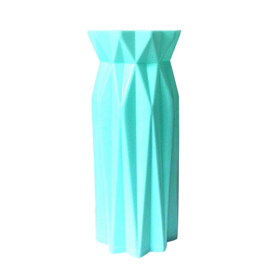 

H&K Store Геометрическая Ваза Оригами Цветочная Композиция Горшок Контейнер Декор Для Домашнего Офиса Стола One Size светло-синий