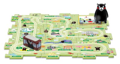 Masudaya Corporation Panel World Run (Kumamon Version) Toy for Ages 3 and Up 480-1733